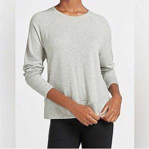 Express heathered side slit‎ crew neck sweatshirt size XL